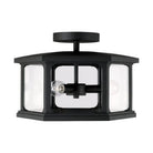 Capital Lighting Fixture Company - Walton Outdoor Semi-Flush Mount - 946632BK | Montreal Lighting & Hardware