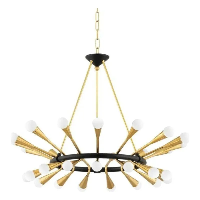 Corbett Lighting - Aries Chandelier - 401-30-VPB/BBR | Montreal Lighting & Hardware