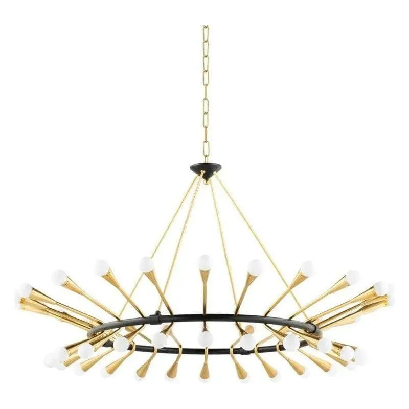 Corbett Lighting - Aries Chandelier - 401-30-VPB/BBR | Montreal Lighting & Hardware