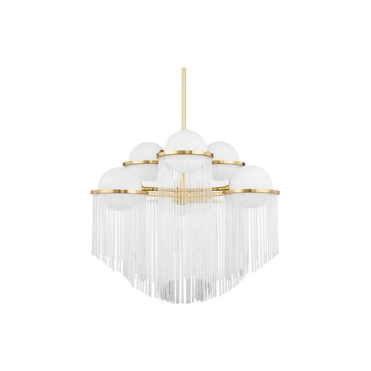 Corbett Lighting - Celestial Chandelier - 398-32-AGB | Montreal Lighting & Hardware