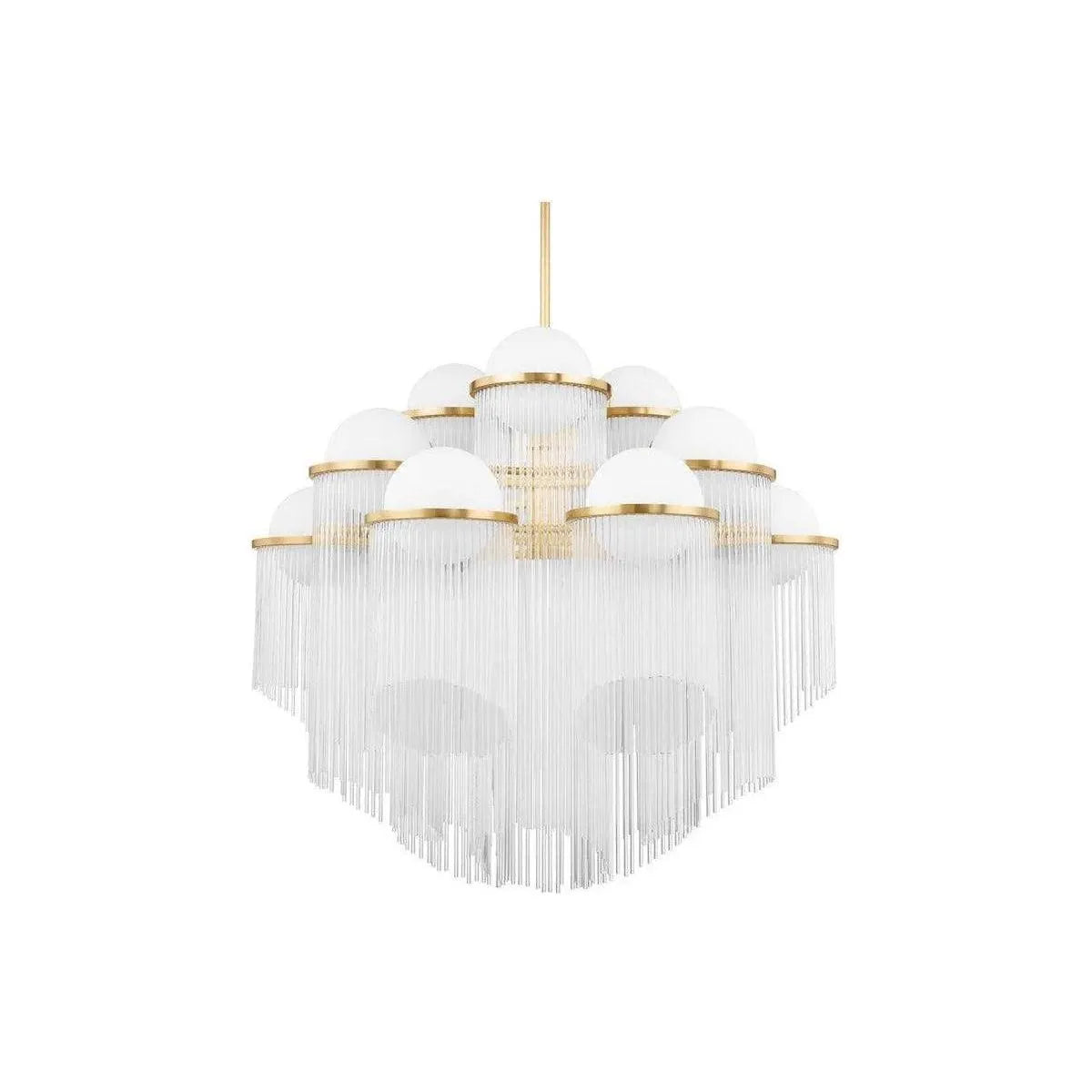Corbett Lighting - Celestial Chandelier - 398-38-AGB | Montreal Lighting & Hardware