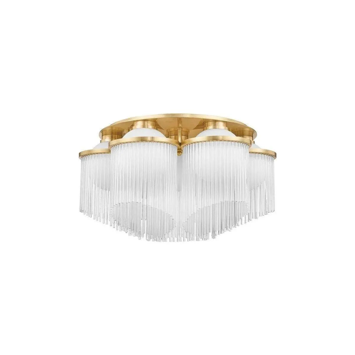Corbett Lighting - Celestial Semi Flush Mount - 398-26-AGB | Montreal Lighting & Hardware