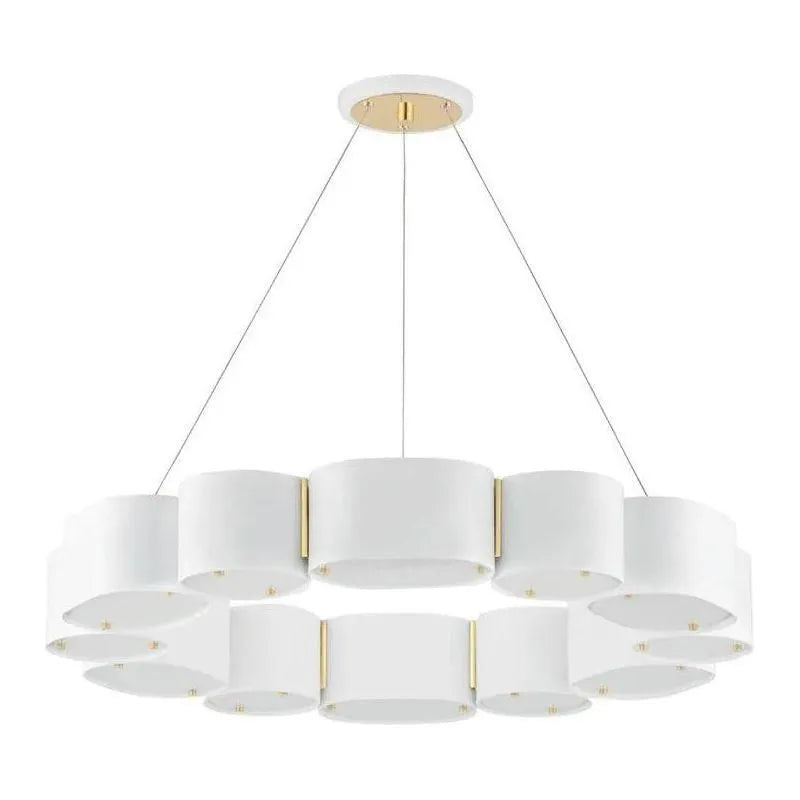 Corbett Lighting - Opal Chandelier - 393-30-SWH/VB | Montreal Lighting & Hardware
