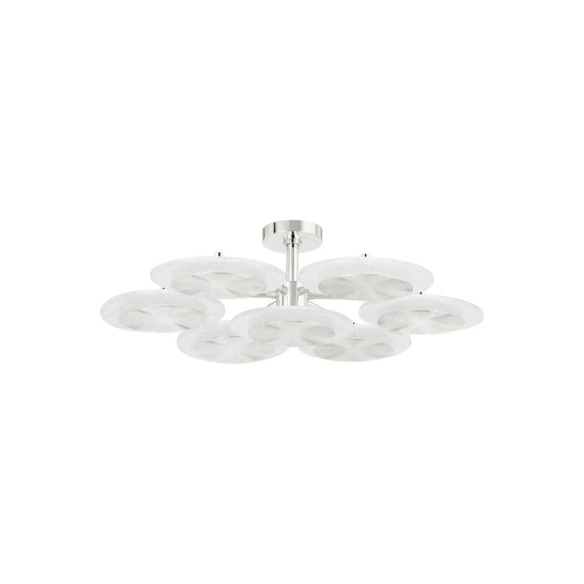 Corbett Lighting - Topaz LED Chandelier - 328-38-PN | Montreal Lighting & Hardware