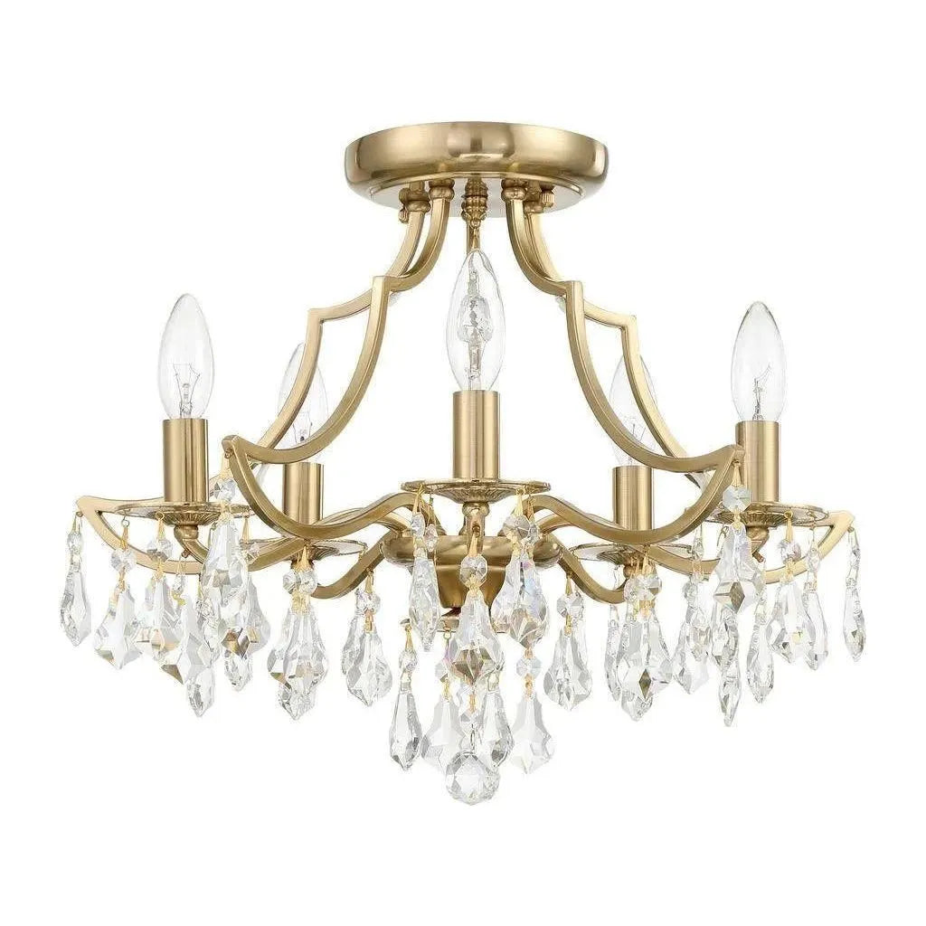 Crystorama - Cedar Semi-Flush Mounts - 5930-VG-CL-MWP | Montreal Lighting & Hardware