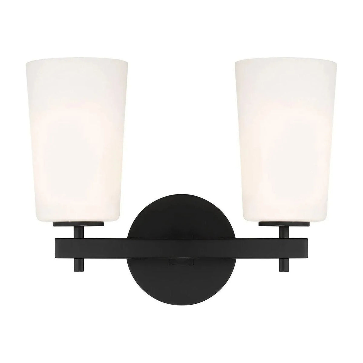 Crystorama - Colton Bath Vanity - COL-102-BK | Montreal Lighting & Hardware