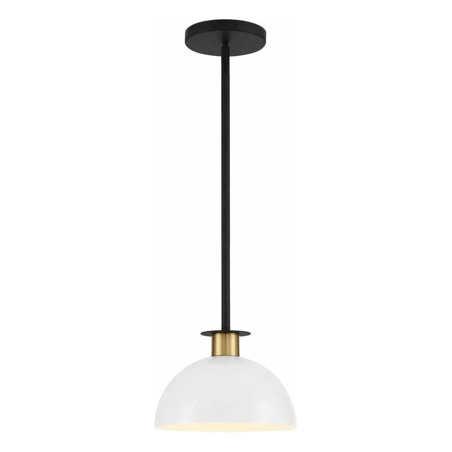 Crystorama - Gigi Mini Pendant - GIG-813-BK-AG | Montreal Lighting & Hardware