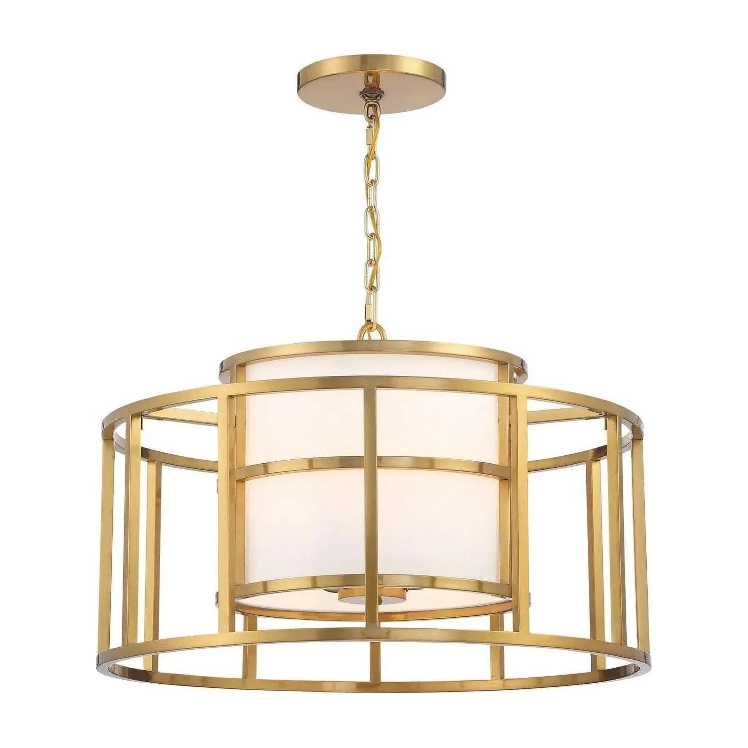 Crystorama - Hulton Five Light Chandelier - 9595-LG | Montreal Lighting & Hardware