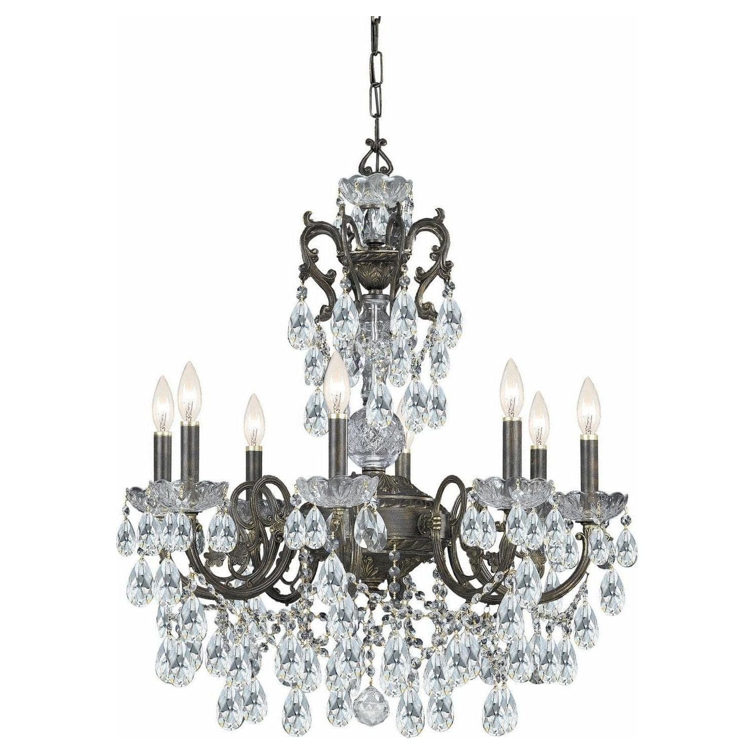 Crystorama - Legacy Chandelier - 5198-EB-CL-MWP | Montreal Lighting & Hardware