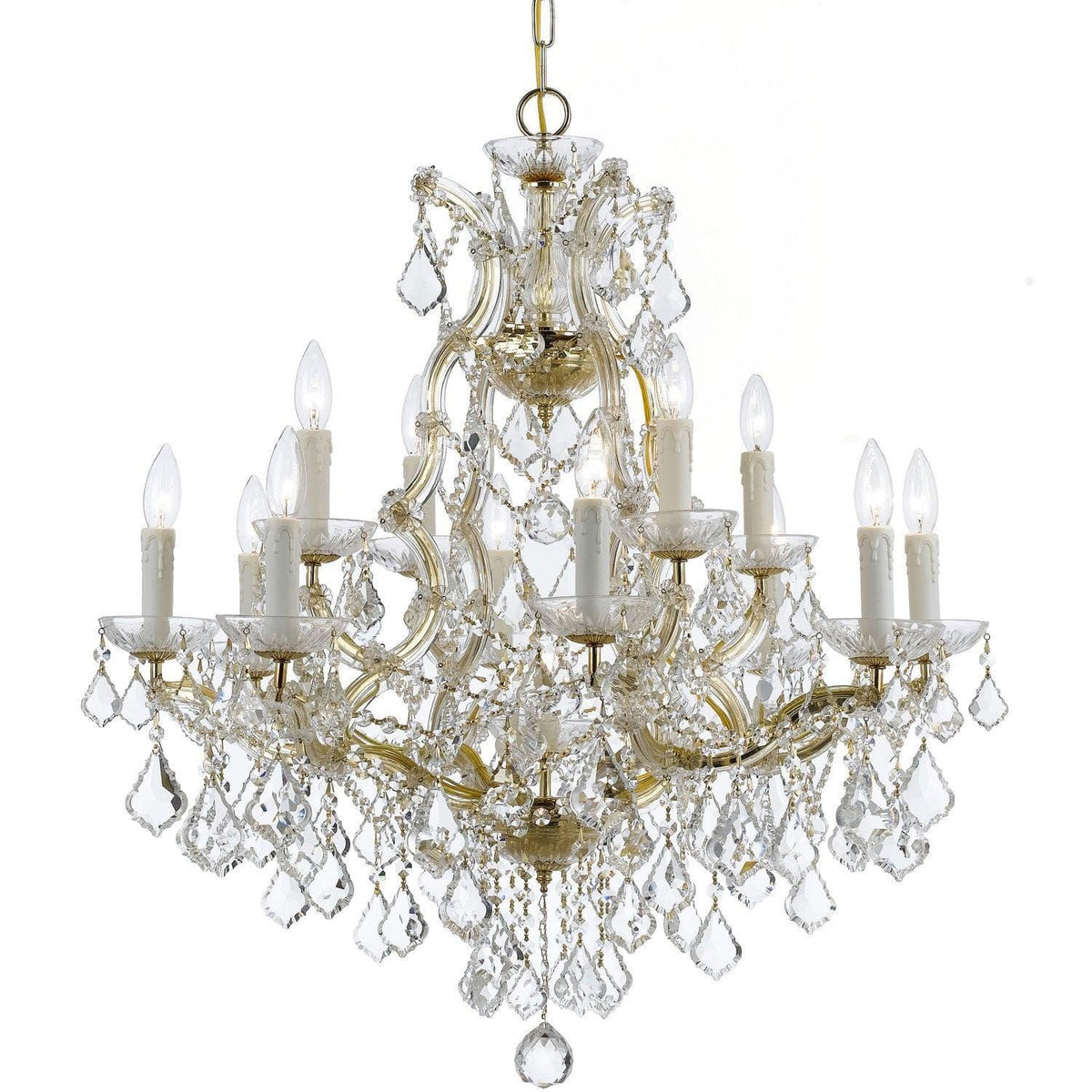 Crystorama - Maria Theresa Chandelier - 4412-GD-CL-S | Montreal Lighting & Hardware
