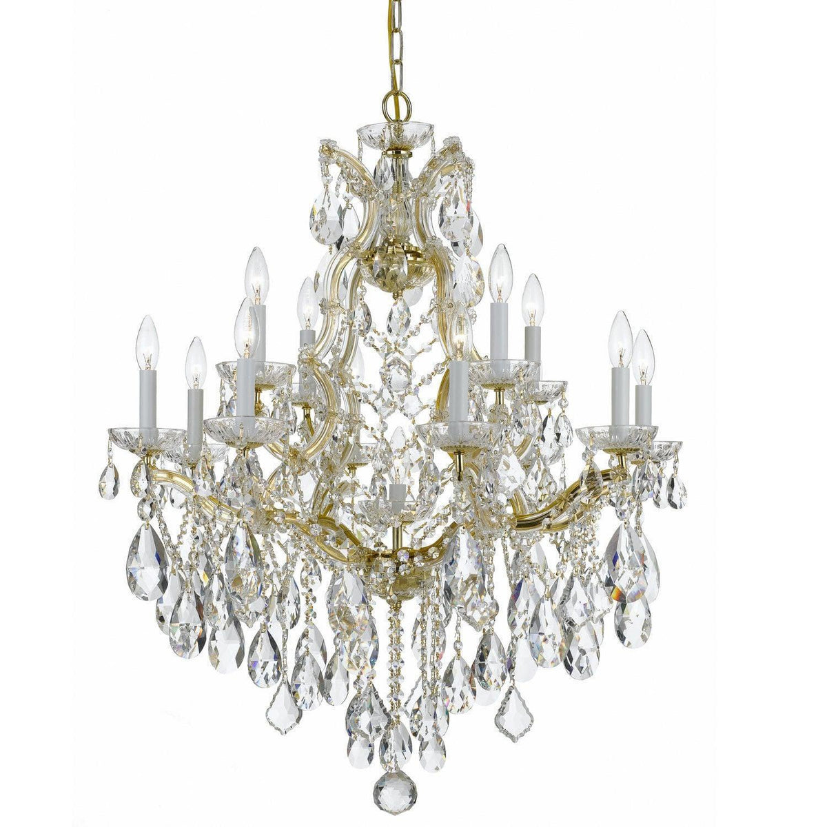 Crystorama - Maria Theresa Chandelier - 4413-GD-CL-MWP | Montreal Lighting & Hardware