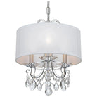 Crystorama - Othello Drum Shade Mini Chandelier - 6623-CH-CL-SAQ | Montreal Lighting & Hardware