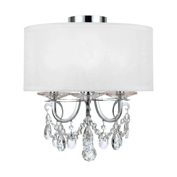 Othello Drum Shade Semi-Flush Mount