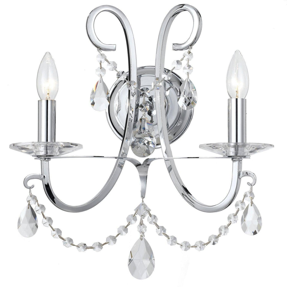 Crystorama - Othello Wall Sconce - 6822-CH-CL-S | Montreal Lighting & Hardware