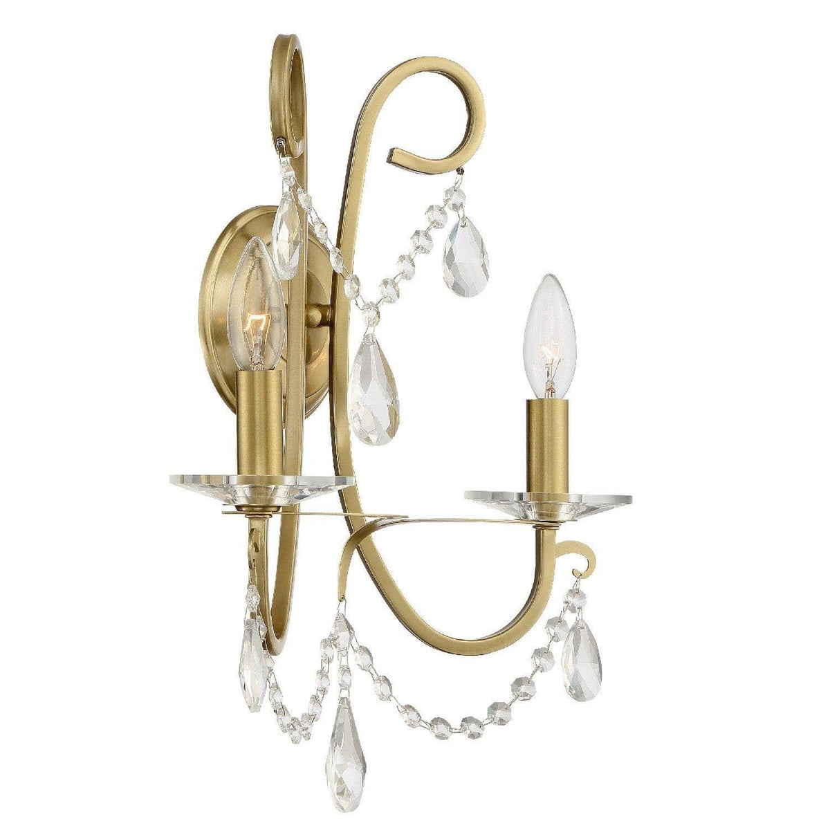 Crystorama - Othello Wall Sconce - 6822-VG-CL-S | Montreal Lighting & Hardware