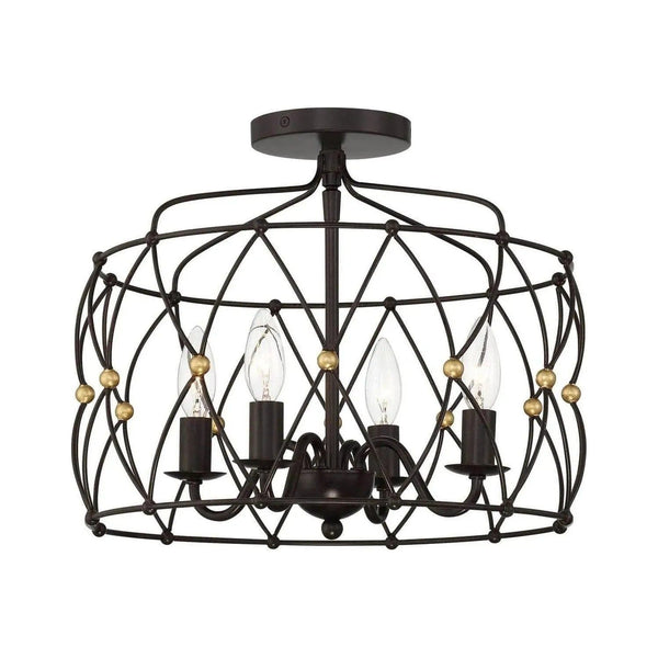 Zucca Semi-Flush Mount