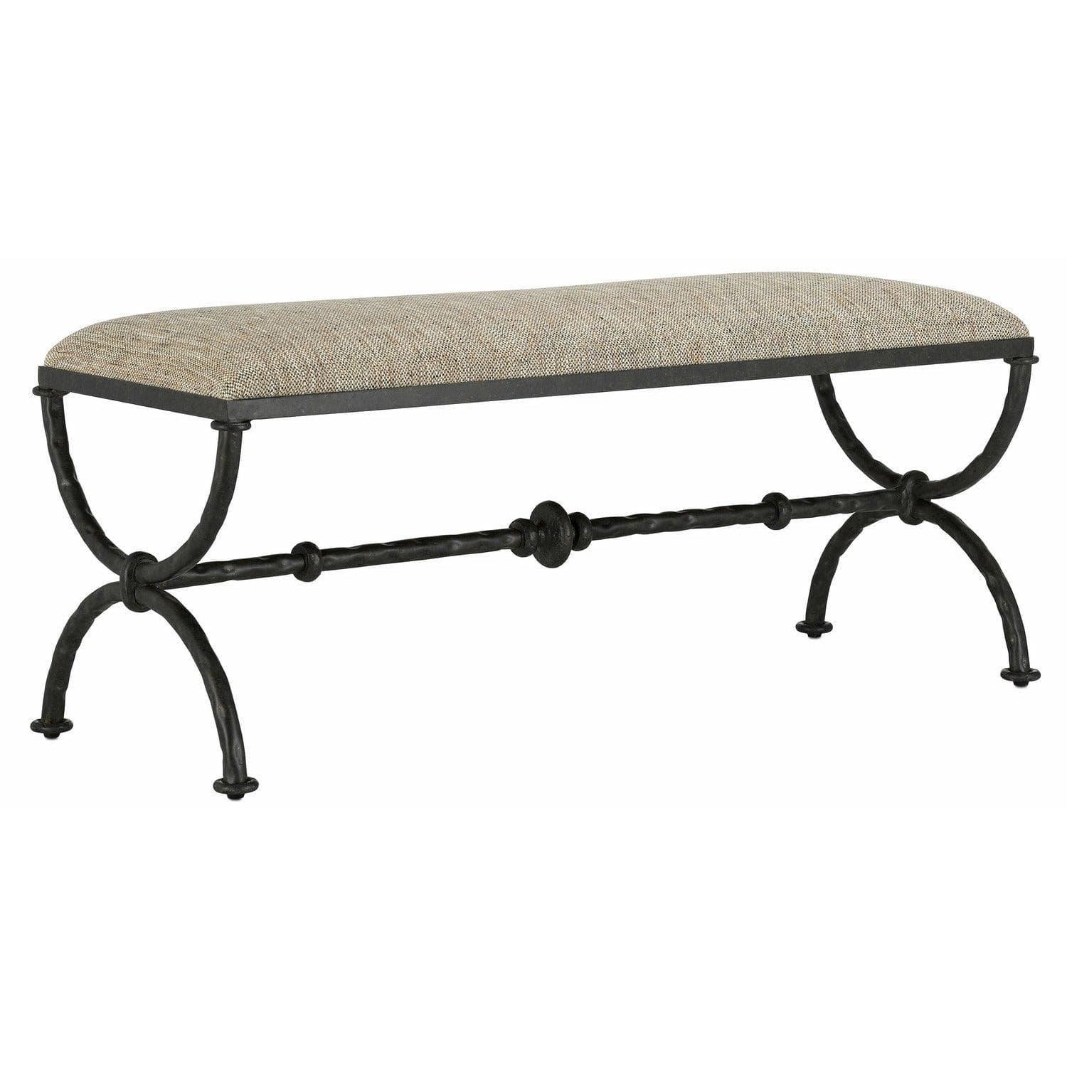 Currey and Company - Agora Bench - 7000-0802 | Montreal Lighting & Hardware