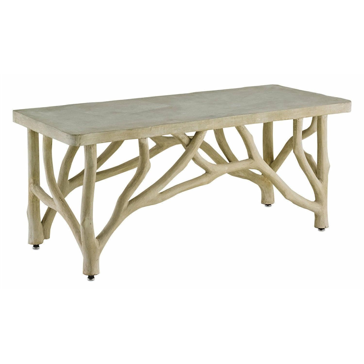 Currey and Company - Creekside Table/Bench - 2038 | Montreal Lighting & Hardware