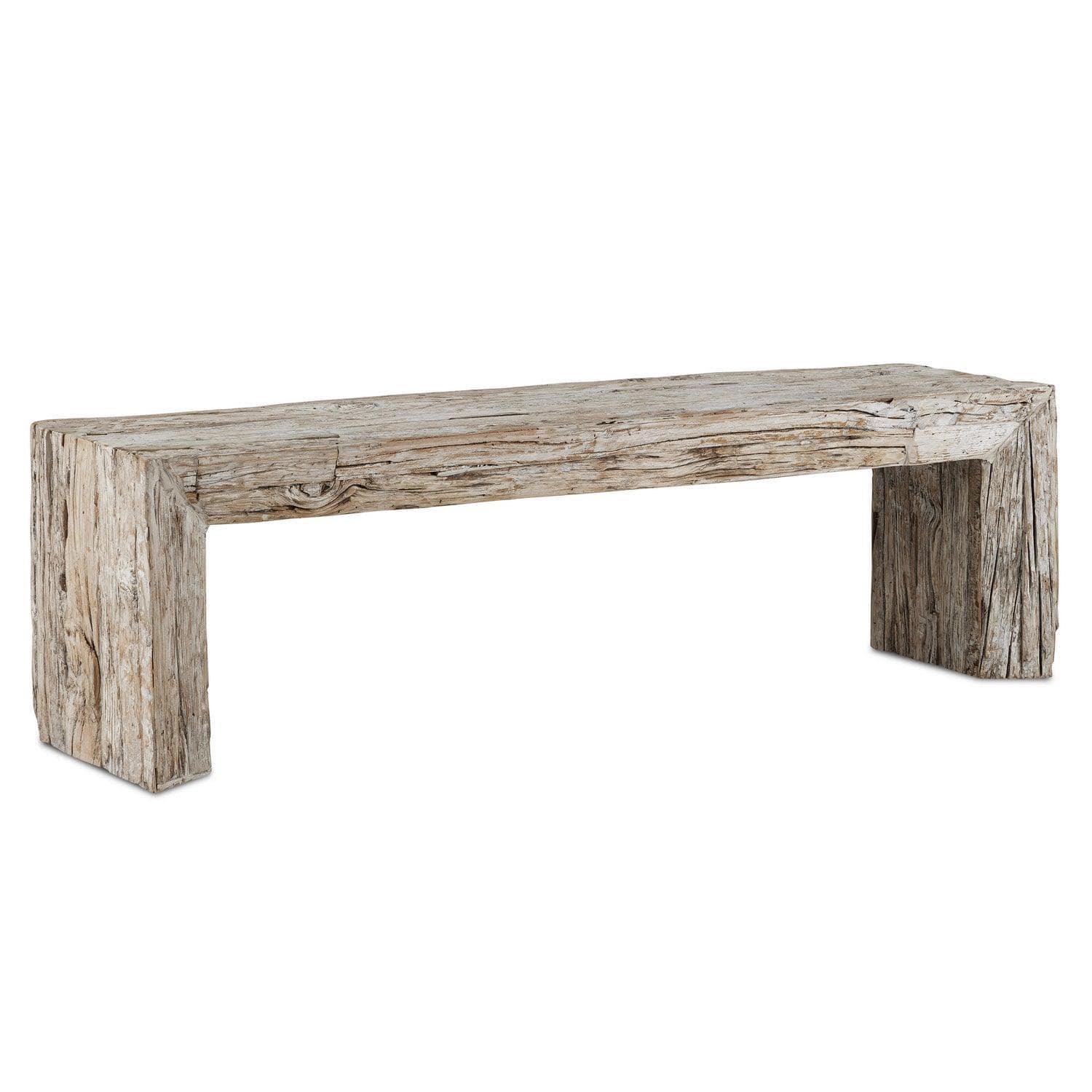 Currey and Company - Kanor Bench - 3000-0216 | Montreal Lighting & Hardware