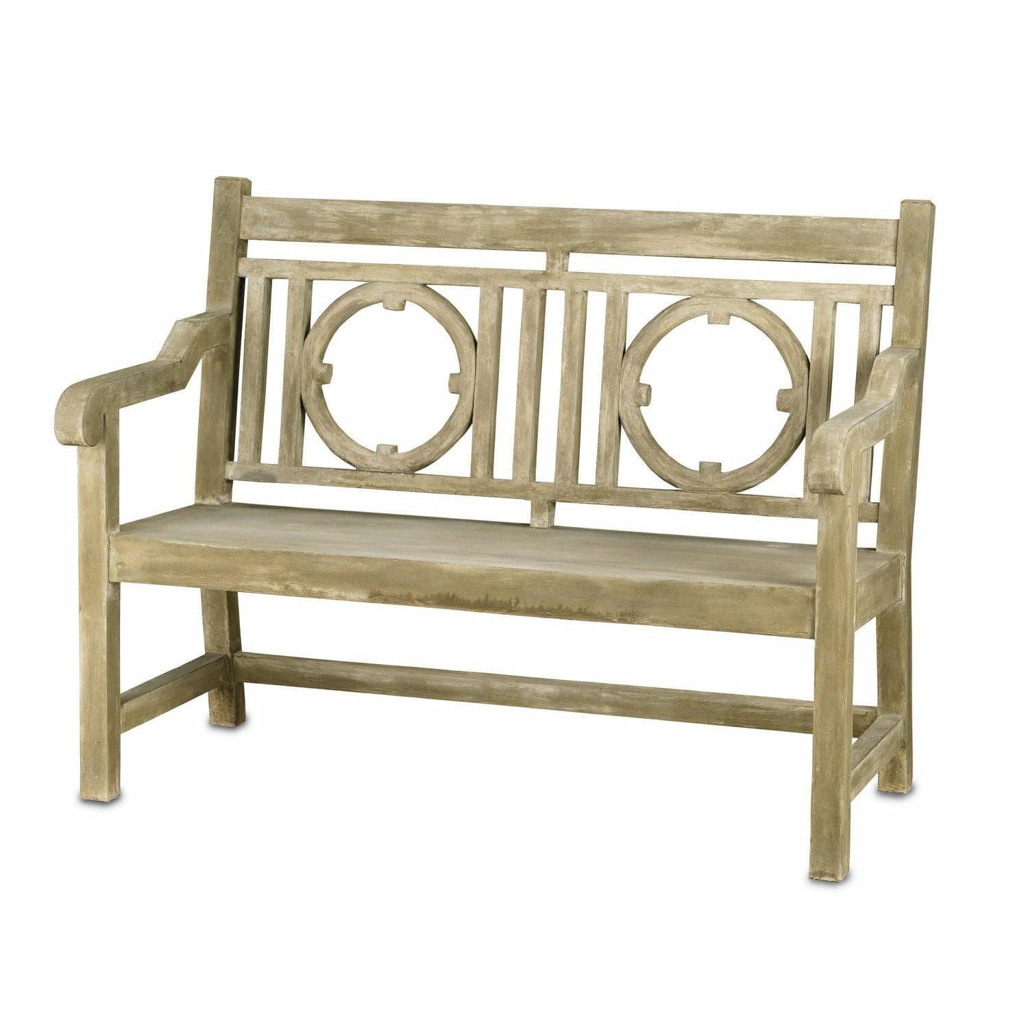 Currey and Company - Leagrave Bench - 2385 | Montreal Lighting & Hardware