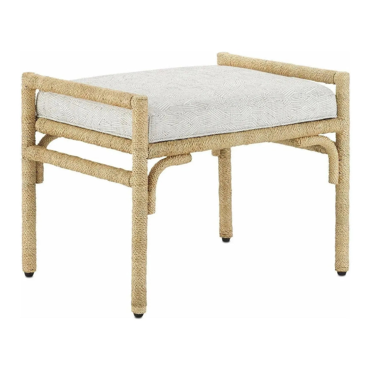 Currey and Company - Olisa Ottoman - 7000-1162 | Montreal Lighting & Hardware