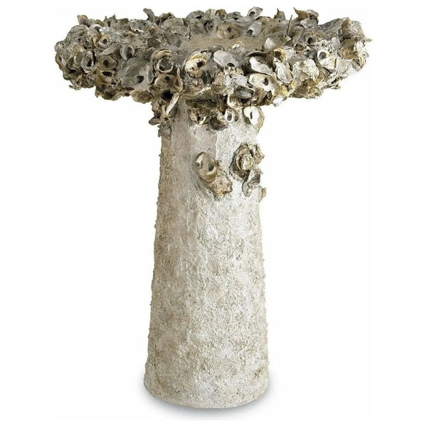 Oyster Shell Bird Bath
