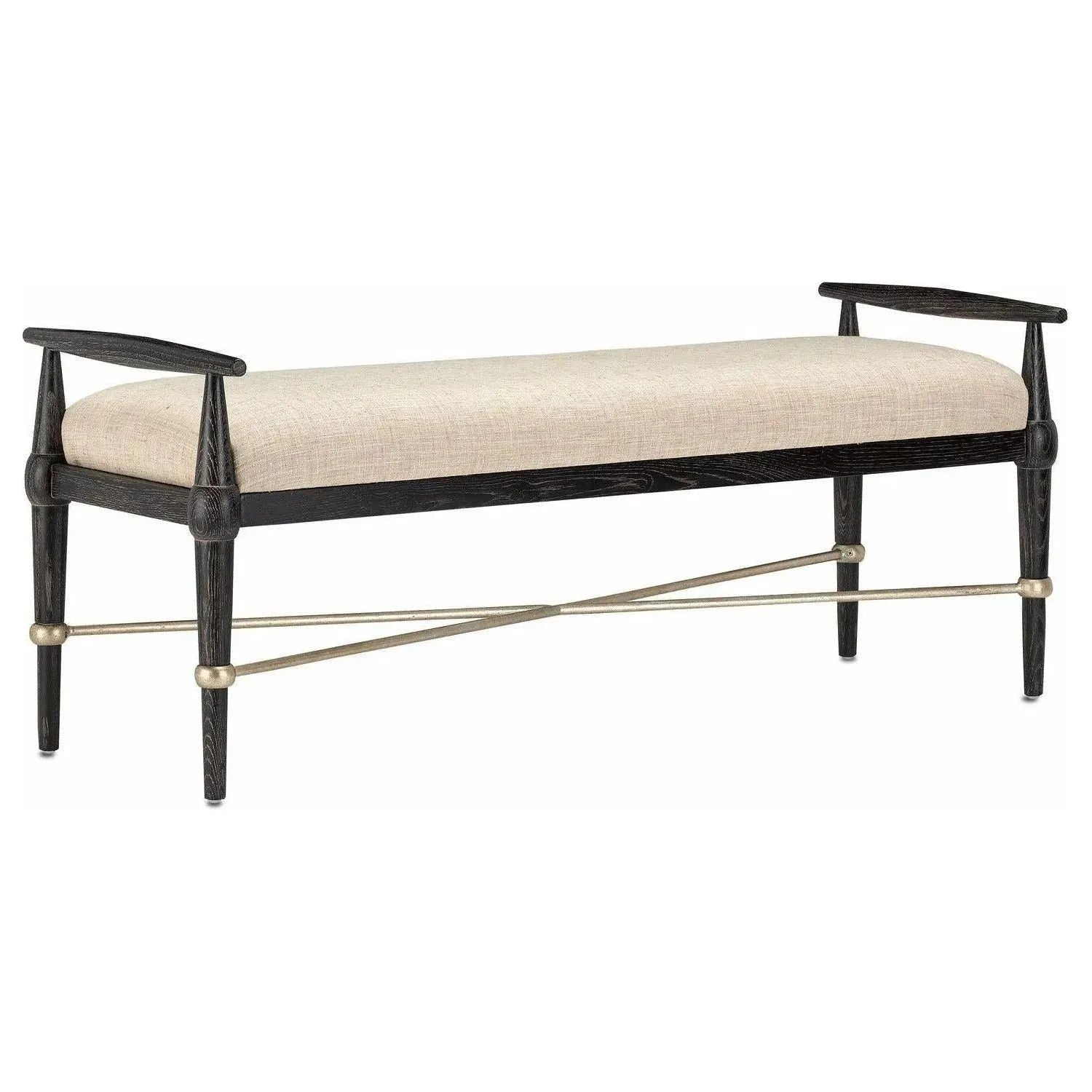 Currey and Company - Perrin Bench - 7000-0351 | Montreal Lighting & Hardware