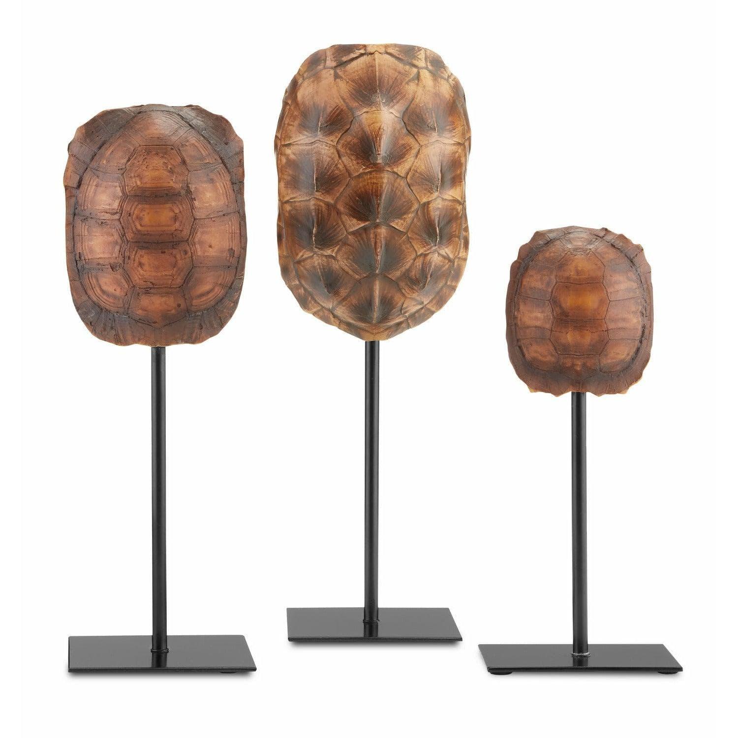 Currey and Company - Turtle Shells Set of 3 - 1200-0433 | Montreal Lighting & Hardware