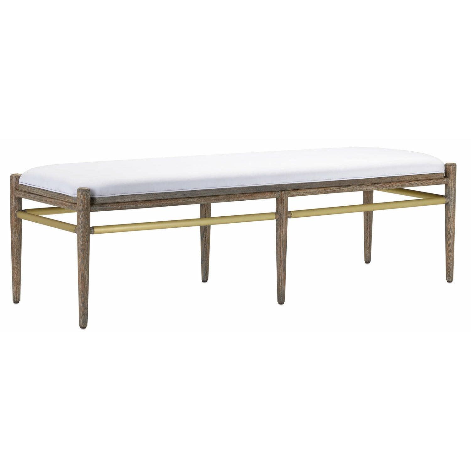 Currey and Company - Visby Bench - 7000-0301 | Montreal Lighting & Hardware