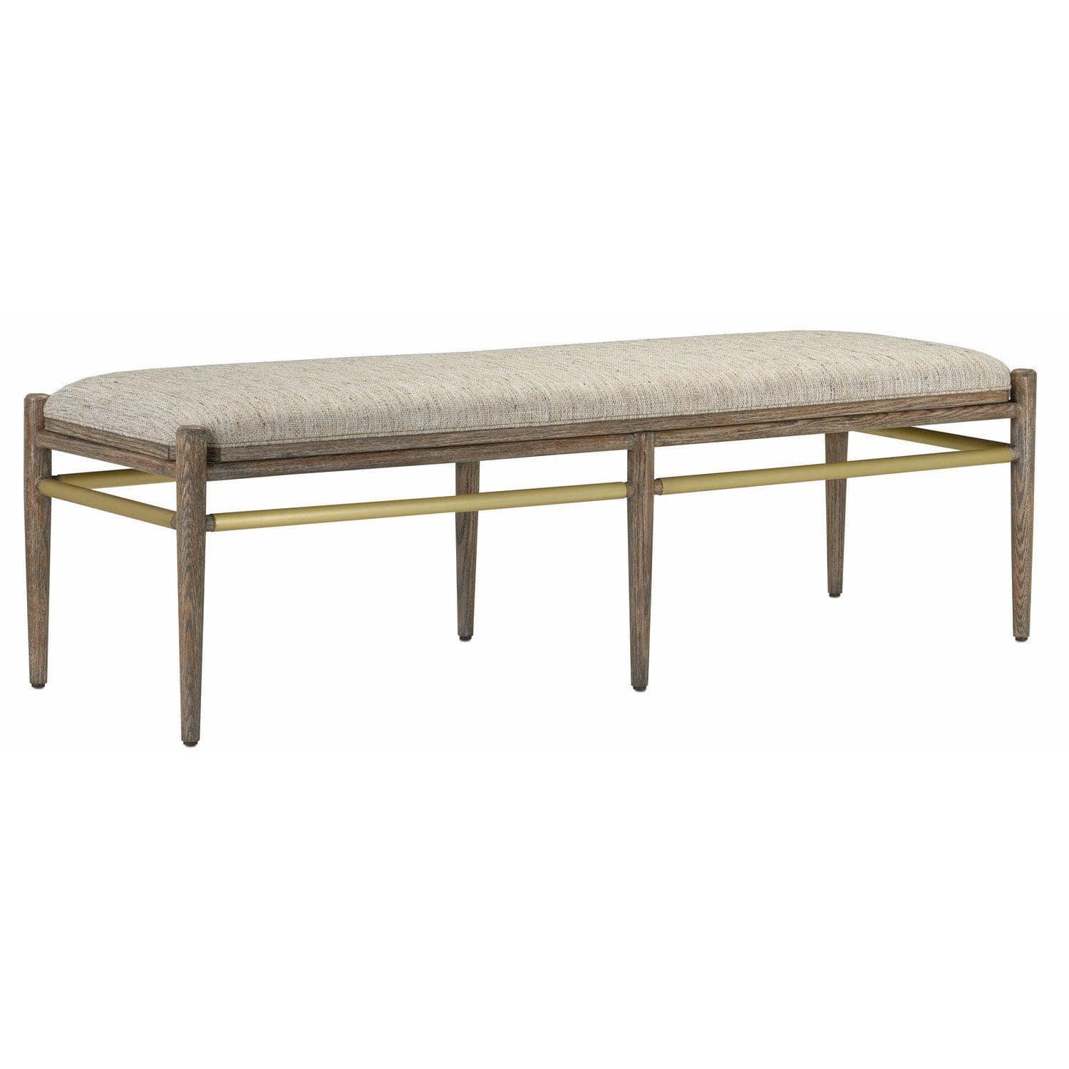Currey and Company - Visby Bench - 7000-0302 | Montreal Lighting & Hardware