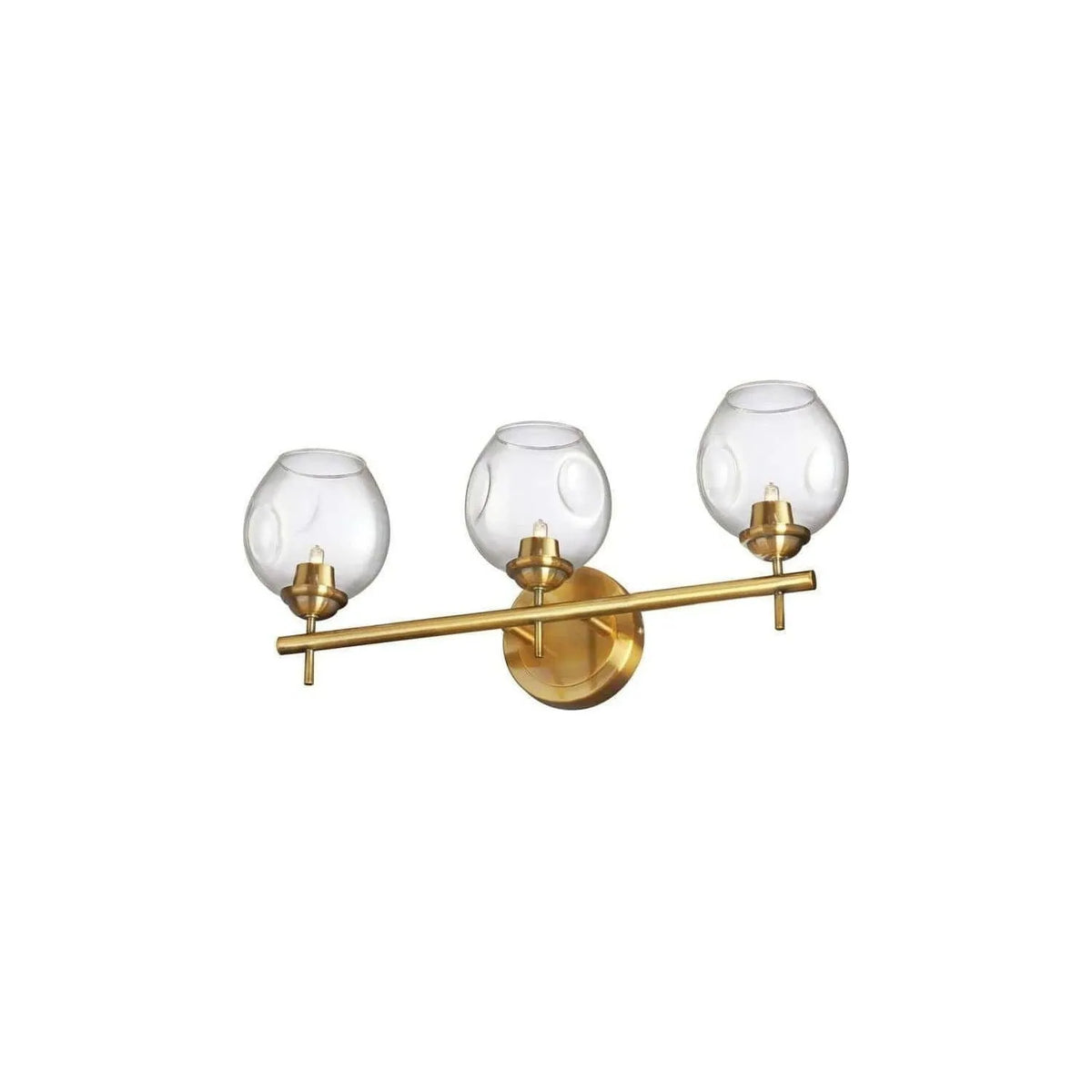 Dainolite - Abii Vanity Fixture - ABI-203W-VB-CLR | Montreal Lighting & Hardware