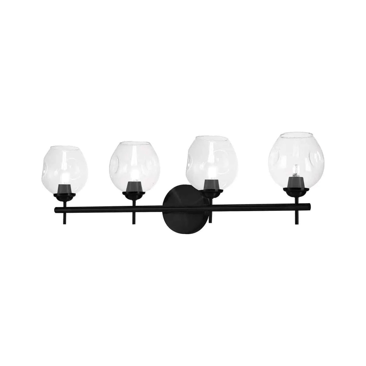 Dainolite - Abii Vanity Fixture - ABI-284W-MB-CLR | Montreal Lighting & Hardware