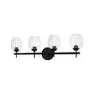 Dainolite - Abii Vanity Fixture - ABI-203W-MB-CLR | Montreal Lighting & Hardware