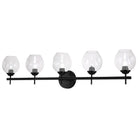 Dainolite - Abii Vanity Fixture - ABI-203W-MB-CLR | Montreal Lighting & Hardware