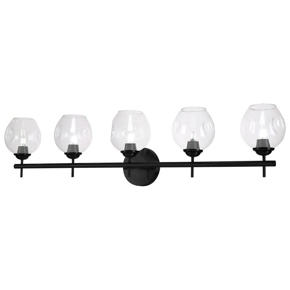 Dainolite - Abii Vanity Fixture - ABI-203W-MB-CLR | Montreal Lighting & Hardware
