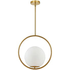 Dainolite - Adrienna Pendant - ADR-161P-AGB | Montreal Lighting & Hardware