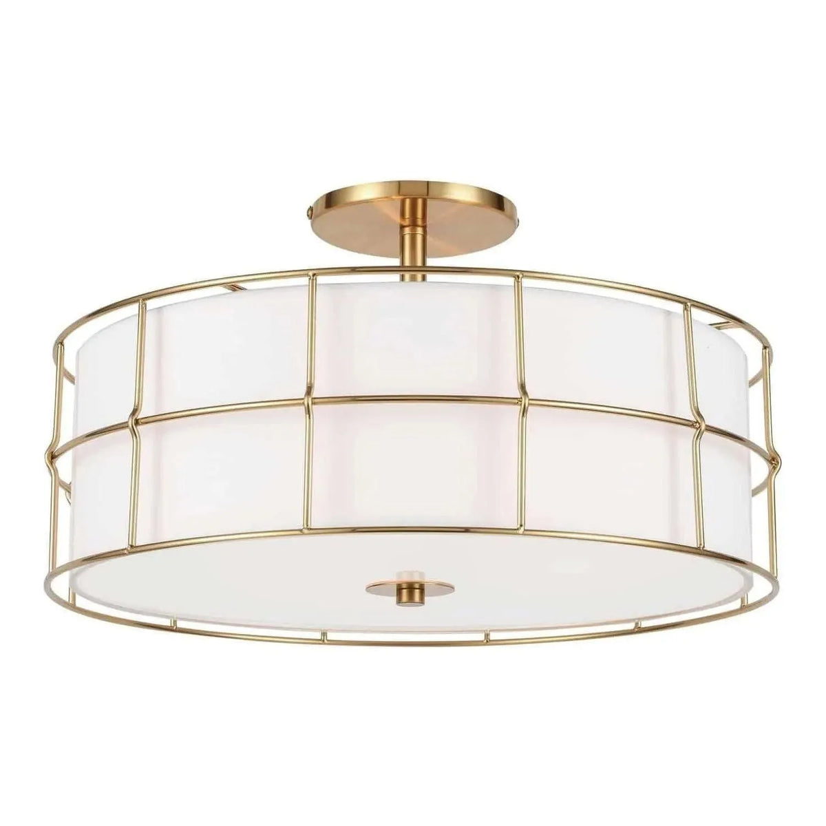 Dainolite - Alcala Semi-Flush Mount - ALC-163SF-AGB | Montreal Lighting & Hardware