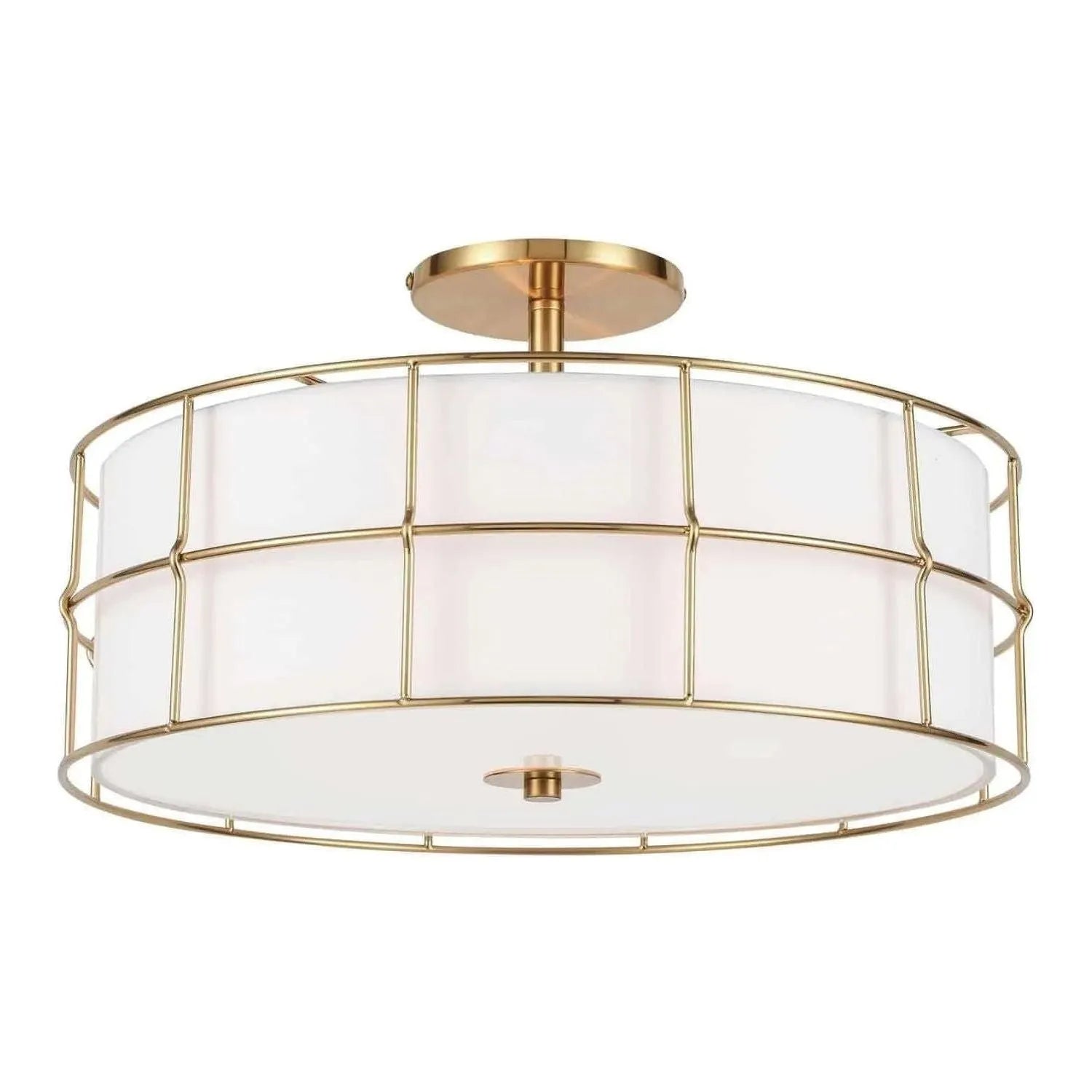 Dainolite - Alcala Semi-Flush Mount - ALC-163SF-AGB | Montreal Lighting & Hardware