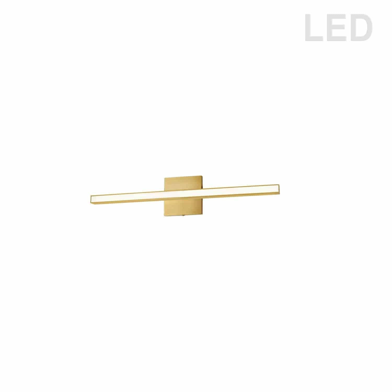 Dainolite - Arandel LED Vanity - ARL-2418LEDW-AGB | Montreal Lighting & Hardware