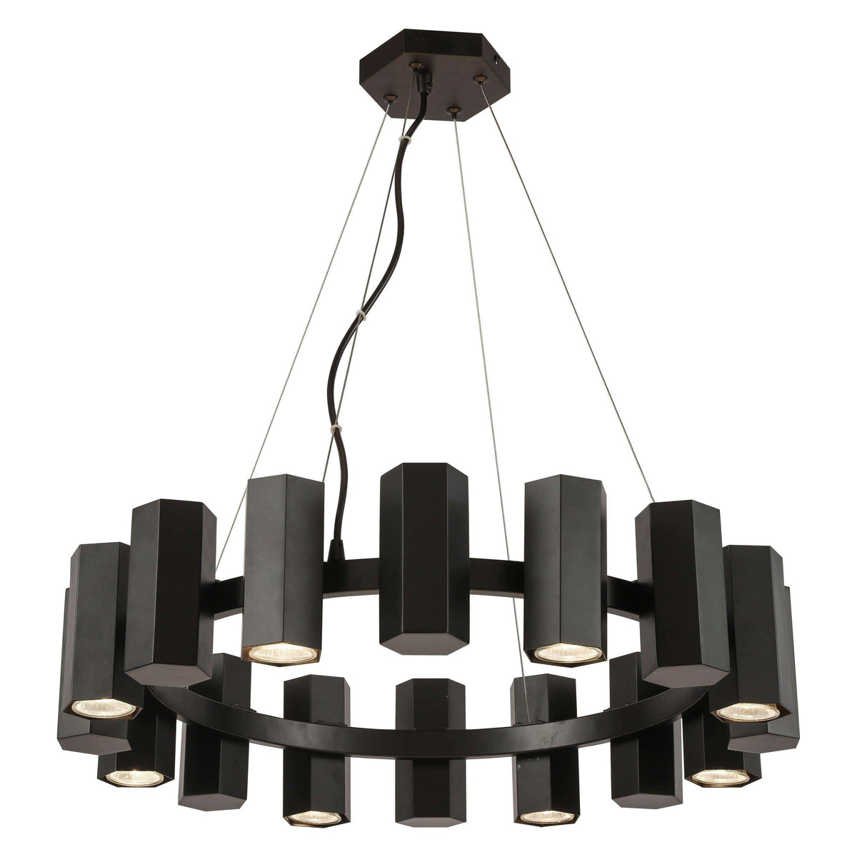 Dainolite - Centella Chandelier - CEN-2416C-MB | Montreal Lighting & Hardware