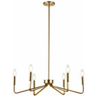 Dainolite - Clayton Chandelier - CLN-266C-AGB | Montreal Lighting & Hardware