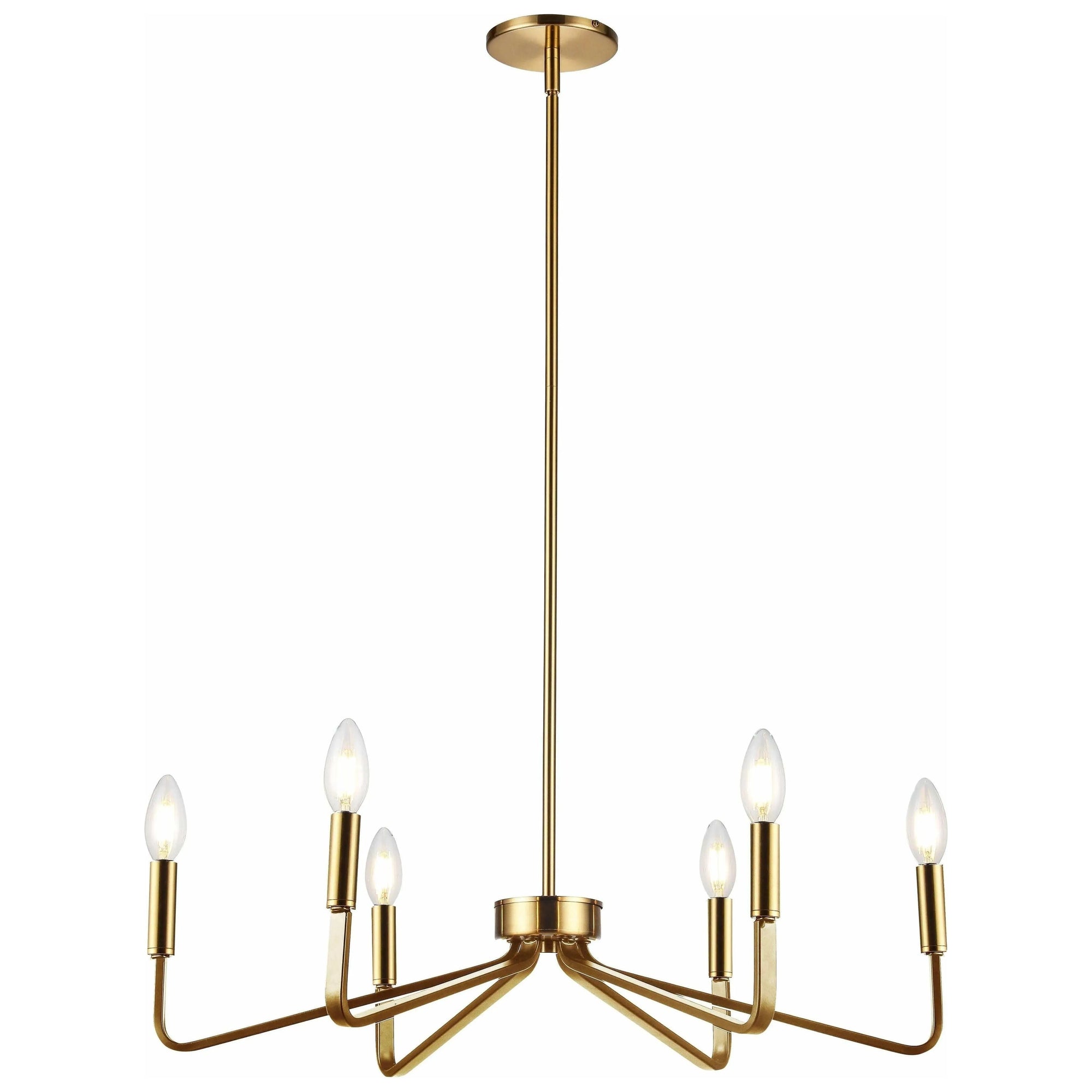 Dainolite - Clayton Chandelier - CLN-266C-AGB | Montreal Lighting & Hardware