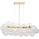 Dainolite - Comet Linear Pendant - CMT-418HP-CLR-AGB | Montreal Lighting & Hardware