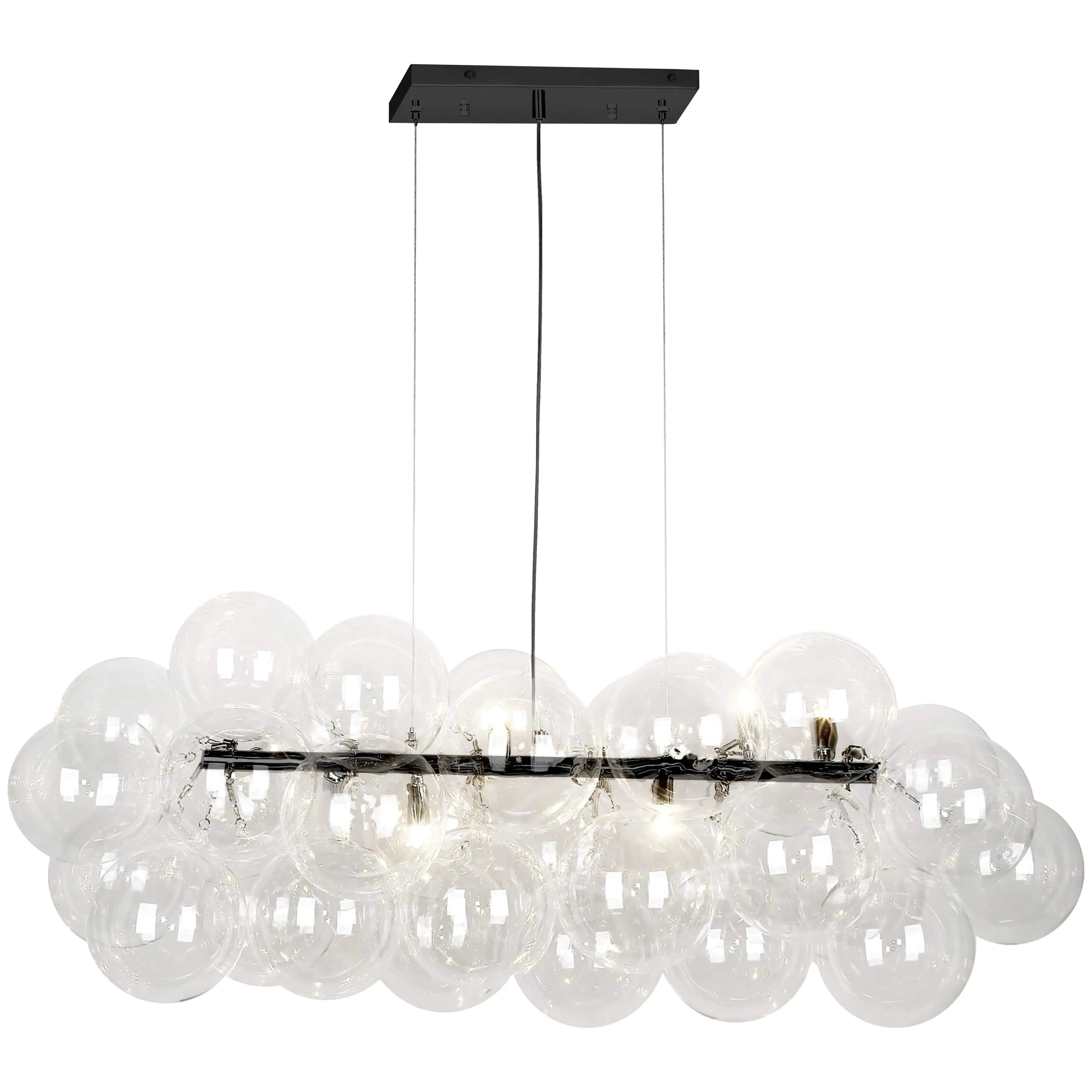 Dainolite - Comet Linear Pendant - CMT-418HP-CLR-MB | Montreal Lighting & Hardware