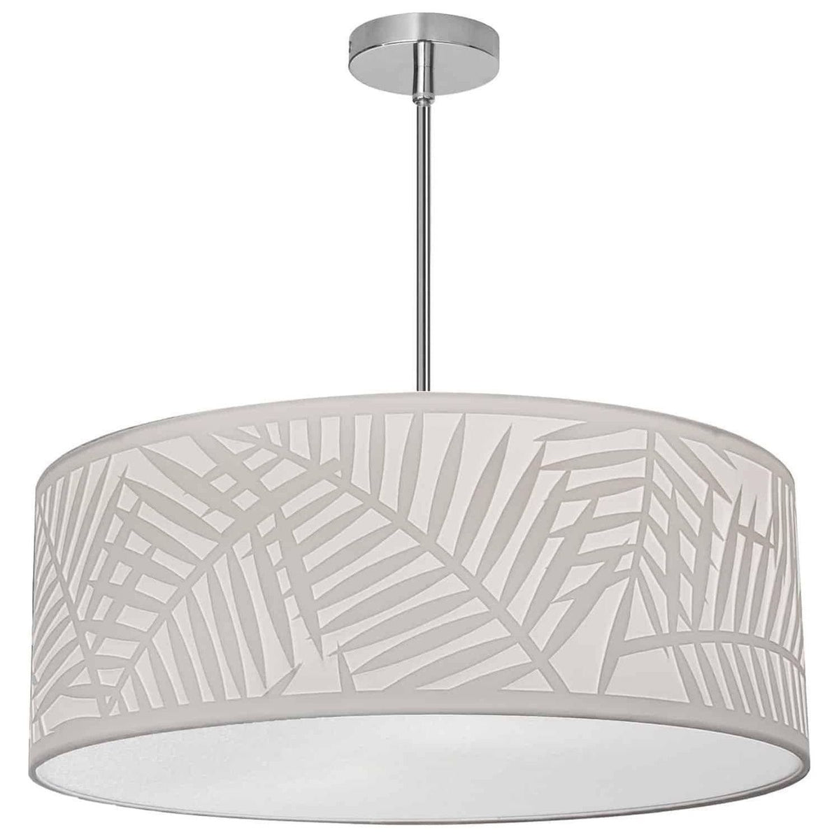 Dainolite - Cozumel Pendant - COZ-194P-PC-WH | Montreal Lighting & Hardware