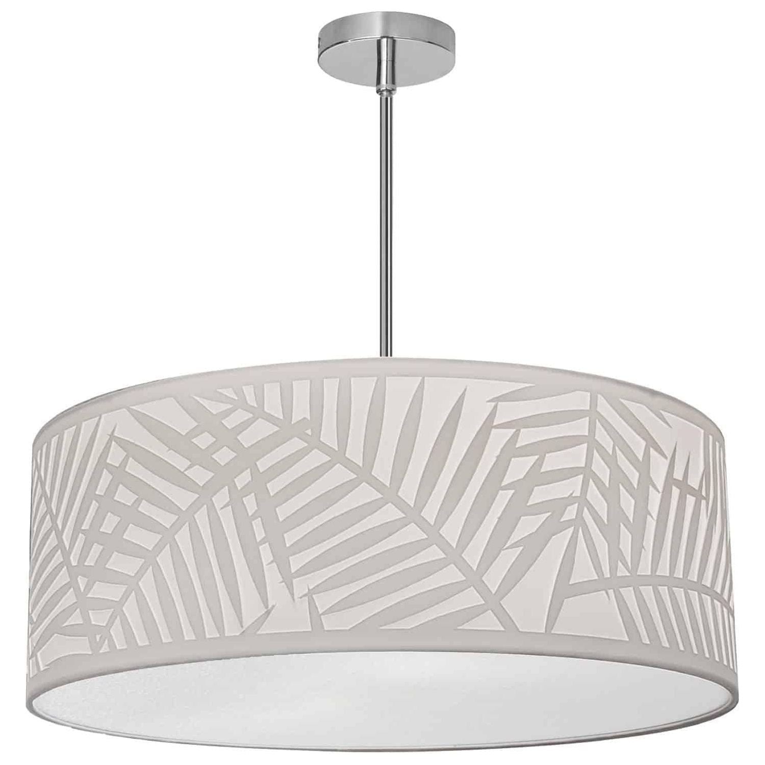 Dainolite - Cozumel Pendant - COZ-194P-PC-WH | Montreal Lighting & Hardware