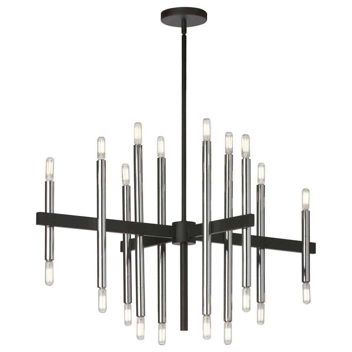 Dainolite - Derry Chandelier - DER-3420C-MB-PC | Montreal Lighting & Hardware