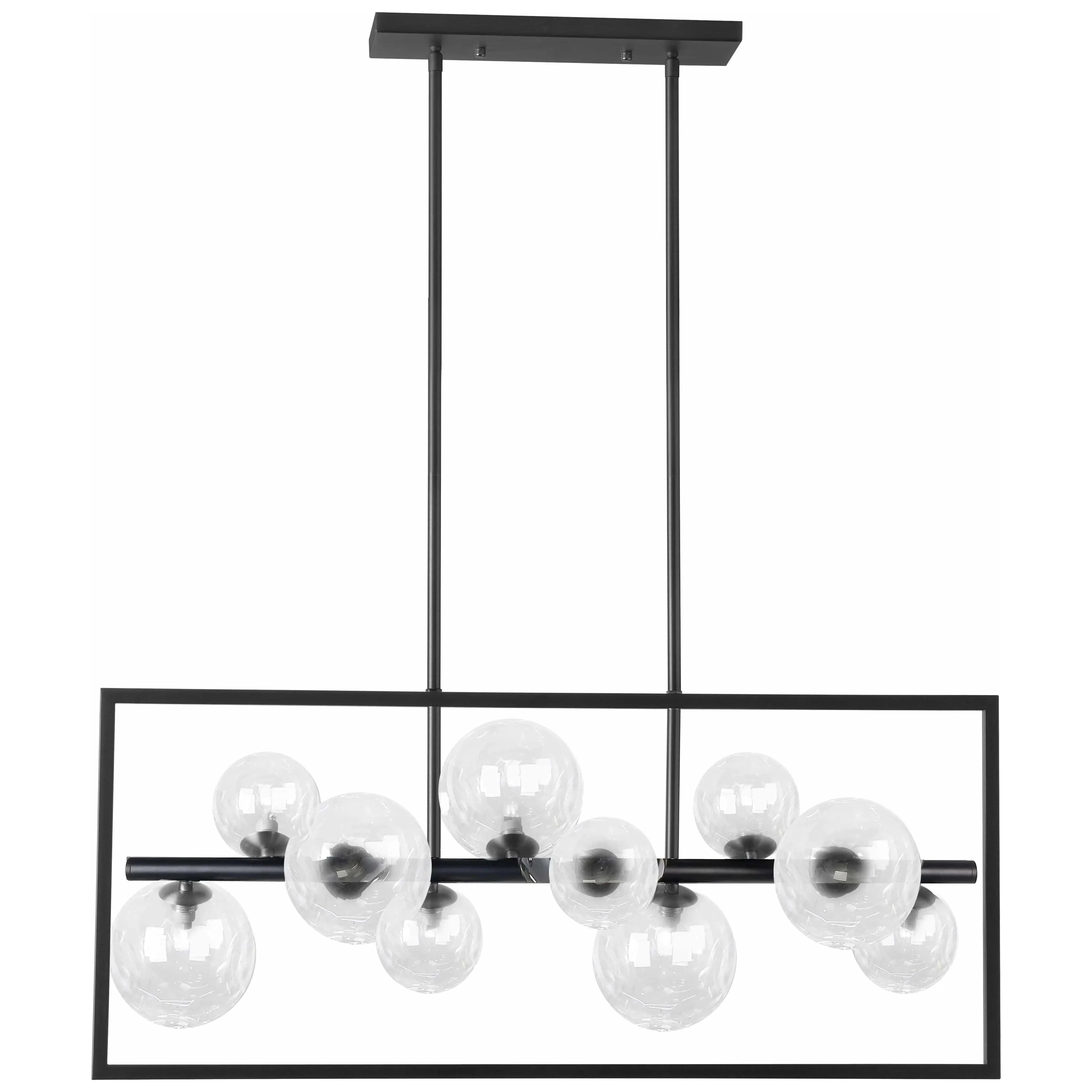 Dainolite - Glasgow Linear Pendant - GLA-3310HP-MB-CLR | Montreal Lighting & Hardware