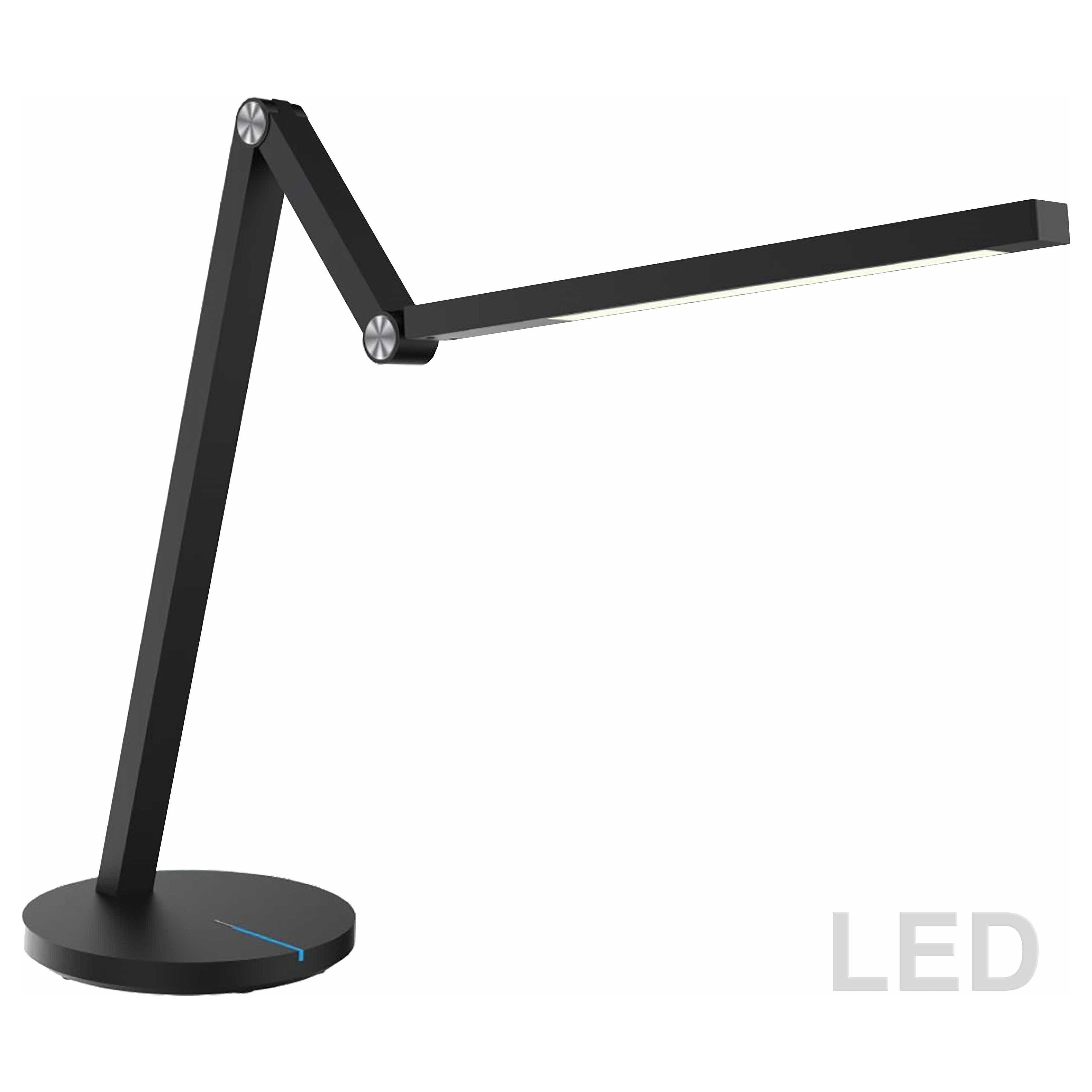 Dainolite - Mantis LED Desk Lamp - MAN-168LEDT-BK | Montreal Lighting & Hardware