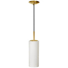 Dainolite - Paza Pendant - 83202-AGB-WH | Montreal Lighting & Hardware